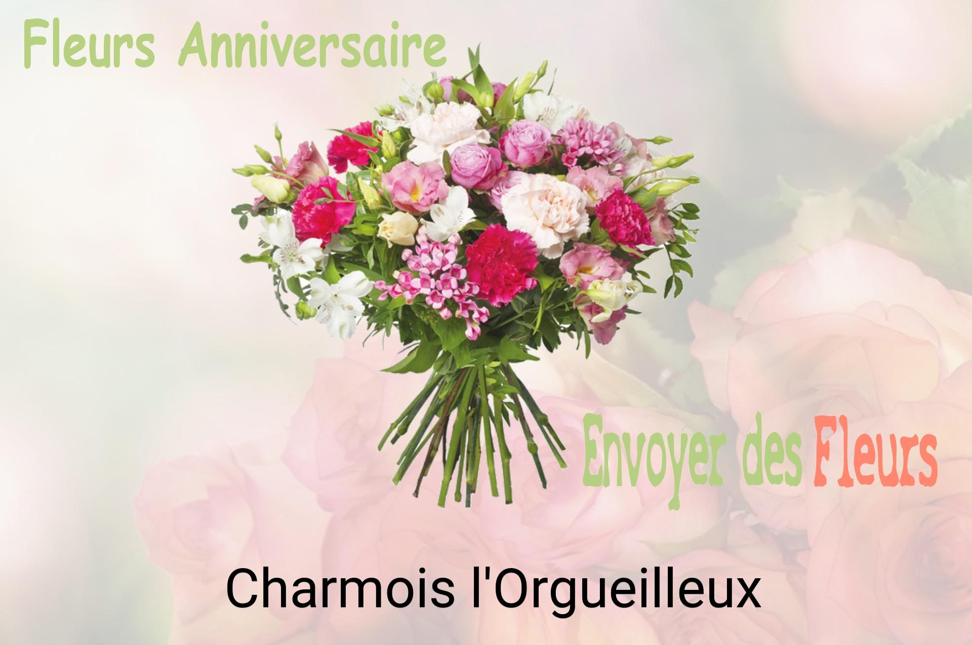 Bouquet de fleurs d’anniversaire livré à Charmois-l'Orgueilleux