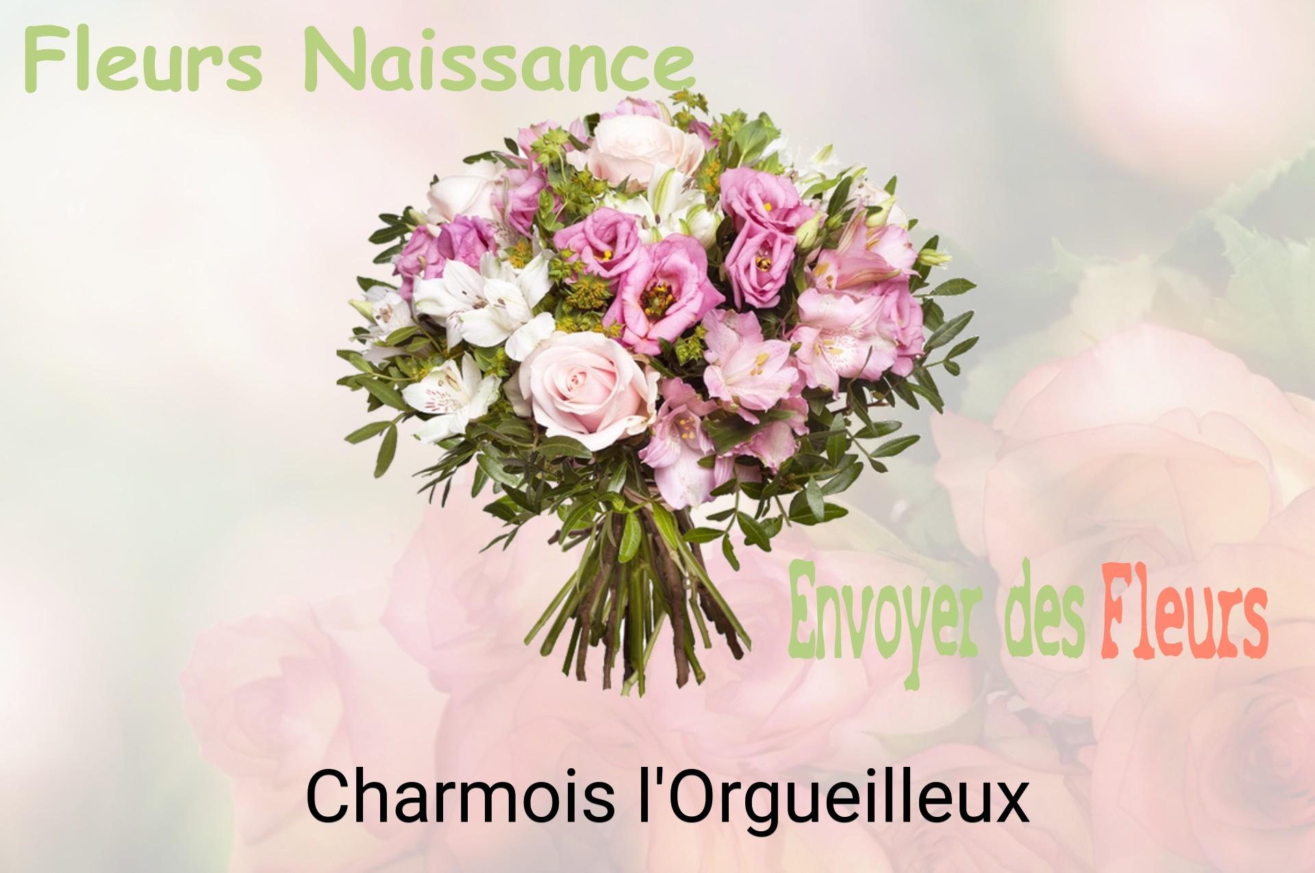 Bouquet de fleurs de naissance livré à Charmois-l'Orgueilleux